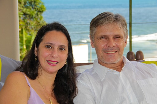 Claudia Aguiar e João Weschollek