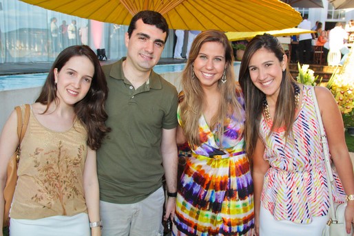 Julia Martins, Felipe Rigaud, Juliana Cavalcanti e Marcela Lessa