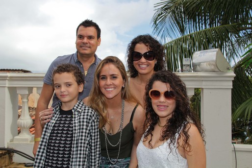 Leandro Reais, Tatiana Amorim, Arthur Amorim, Laís Kruschewsky e Amanda Amorim