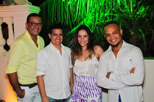 Roberto Menezes, Mateus Cedro, Carol Oliose e Uran Rodrigues