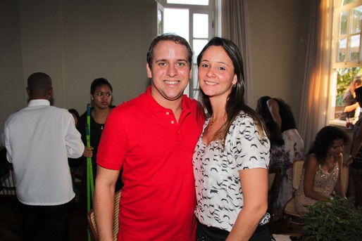 Saulo Rios e Maria Clara Kruschewsky