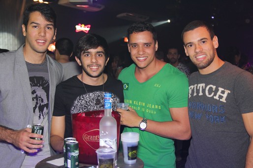 Bruno Falcão, Rodrigo Bouzan, Henrique Ferreira e Rafael Povoa