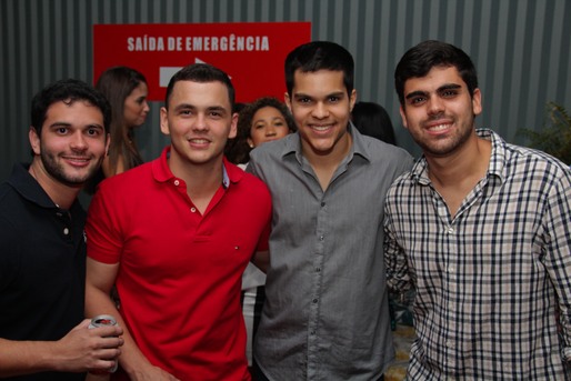 Rogerio Meras, Gustavo Fraga, Luiz Paulo Nogueira e Bruno Almeida