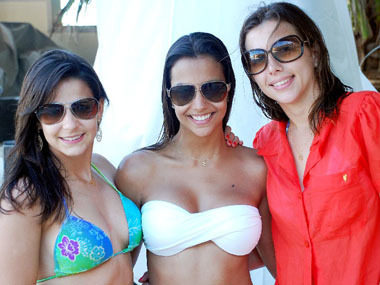 Fernanda Brandão, Claudia Borges e Aline Basile