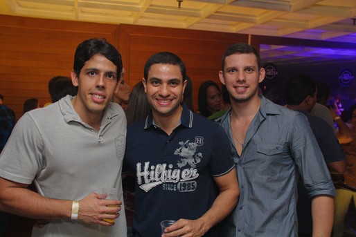 Lucas Araujo, Gustavo Santos e Leonardo Oliveira