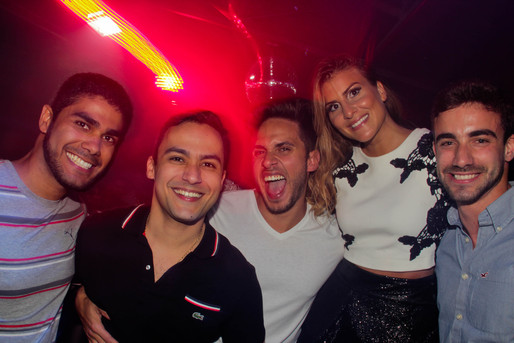 Erick Freire, Bruno Nogueira, Fabio Evangelista, Miss Cady e Gregory Copelo