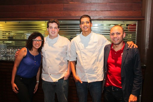 Mariana Mello, Chef Dudu Prado, Chef Guilherme Cardadeiro