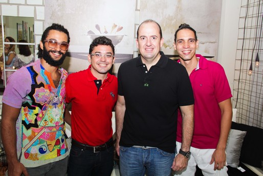 Herbert Dantas, Alexandre Luz, Mauricio Lins e Marcel Suzart