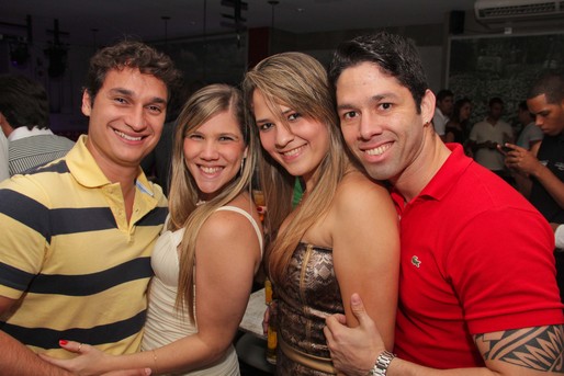 João Serra, Adrielle Nunes, Bruna Souza e Marcelo Souza