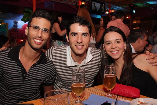 Bruno Brasil, Gustavo Castellucci e Raquel Pimentel