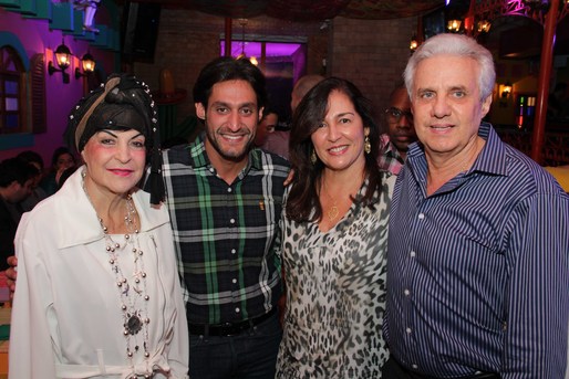 Elyette Magalhães, Luis Henrique Gaban, Elide Gaban e Sr. Gaban