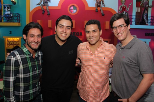 Luis Gaban, Marcelo Borges, Almir Henrique e Arthur Atahyde