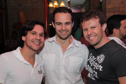 Pietro Raña, Leandro Barreiros e Robinho Cardoso