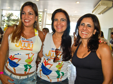 Tonia Oliveira, Paula Borges e Lilia Moises