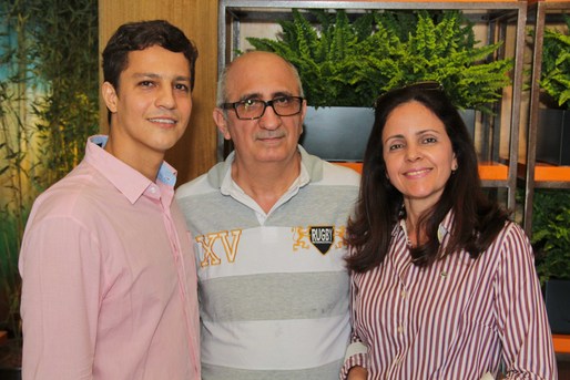 André Oliva, Jorge e Geralda Andrade