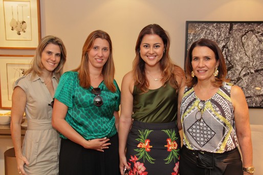 Manuela Mathias, Viviane Rego, Mila Saraiva e Conceição Queiroz