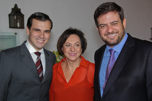 Sandro Barros, Regina Weckerle e Bruno Astuto