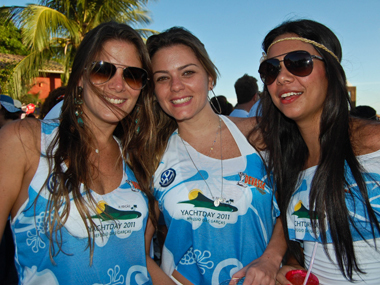 Roberta Valente, Isadora Moura e Michelle Nolasco