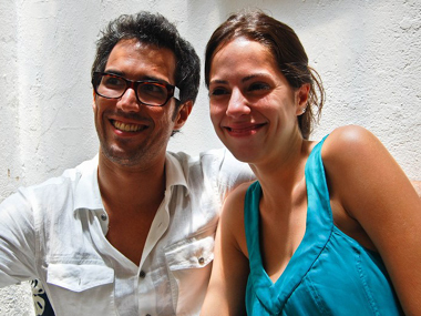 Gustavo Canelas e Aline Cabral