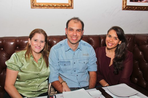 Dani Coni, Cristiano Moraes e Gabriela Martinez