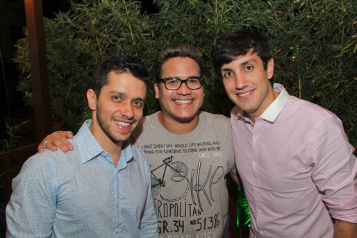 José Augusto, Leo Sampaio e André Gagliano Magal