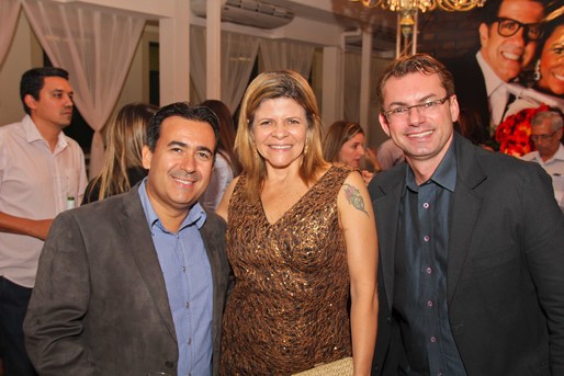 David Melo, Jaqueline Migues e Cristiano Soares