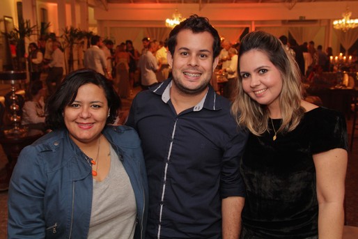 Gabriela Cruz, Ordelio Ferreira e Gina Reis