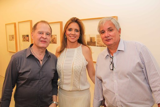 Amador Moura Jr, Cristina Alban e Roberto Alban