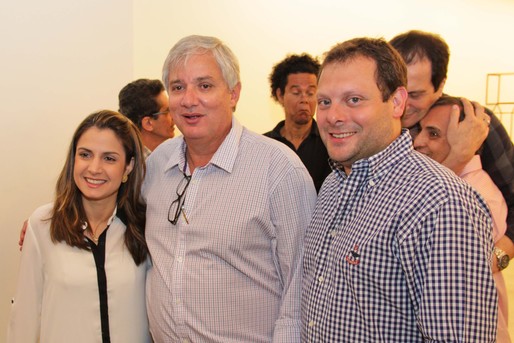 Renata Correia, Roberto Alban e Gabriel Correia