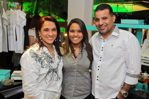 Glaucia, Ana Carolina e Jorge Short