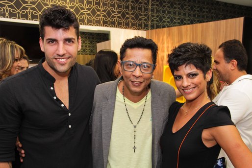 Diego Pombo, Zezinho e Patricia Abreu