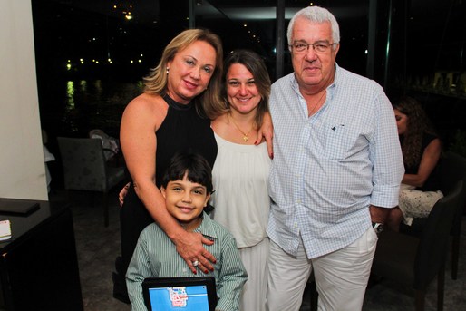 Suely Mestrinho Garcia, Ian Figueiredo, Mila Figueiredo e Antonio Garcia