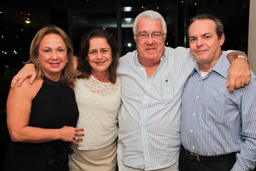 Suely Mestrinho Garcia, Marcia Fraser, Antonio Garcia e Denis Fraser