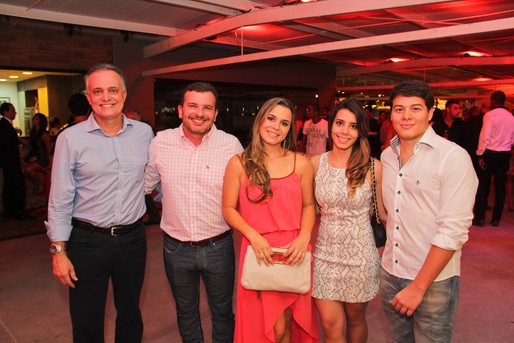 Fernando, Marcio e Shenya Moreira e Ana Carolina Sapucaia e Victor Ararupe