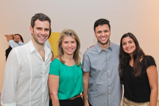 Fabio Gatti, Vanessa Bertoglio, Tiago Manareli e Vanessa Fernandes