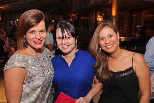 Paula Moura, Simone Drovillard e Karla Ribeiro