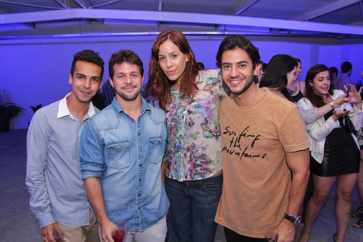 Caio Meireles, Mateu Menezes, Agata Fidelis e Felipe Roriz