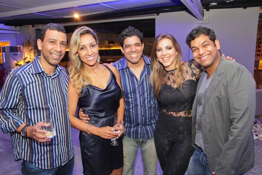 David Telles, Giselly Cunha, Priscila Diniz e Marcos Rolim