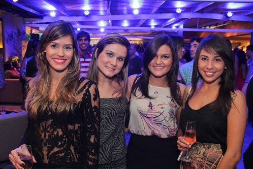 Michelle Moutinho, Aline Sampaio, Bruna Doria e Laura Lasco