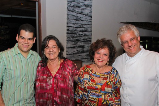 Marcelo Freitas, Vanda Engel, Janete Freitas e Edinho Engel