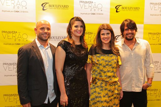 Alexandre Brandão, Nadine Matos, Viviane Freire e Chico Brandão