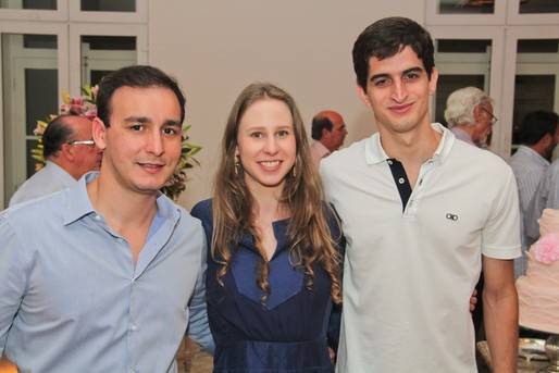 Victor Andrade, Marcela Fragoso e Eduardo Calumby