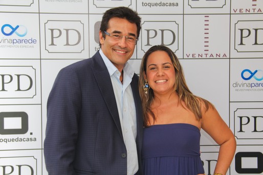 Luciano Szafir e Martina Sá