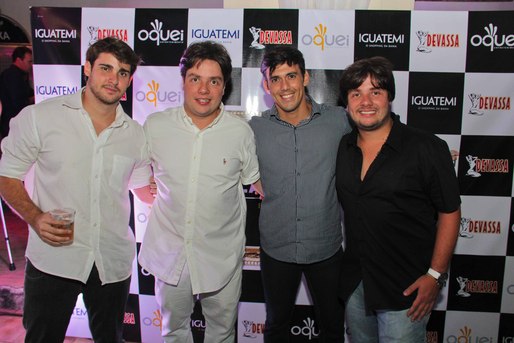 Thiago Portugal, Rafa Cal, Tom Menezes e Ricardo Cal