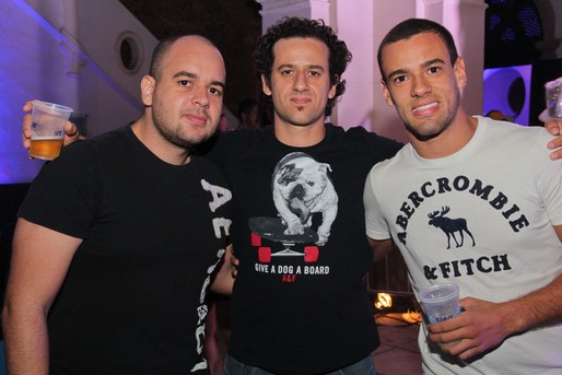 Vitor, Alberto e Rafael Passos