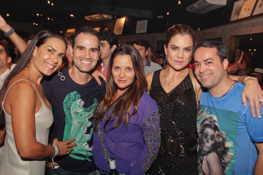 Nadia Valente, Jaime Auzat, Rita Morães, Janina Goes e Larry