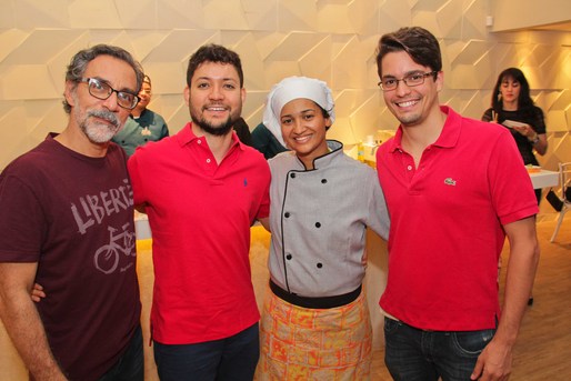 Antonio Fabio, Rodrigo Zaehis, Tatiana Albano e Marcelo Conde