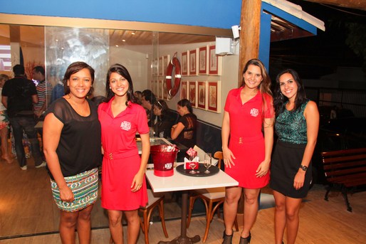 Dine Brito, Poliana Mila, Laysa Borges e Mayana Mignac