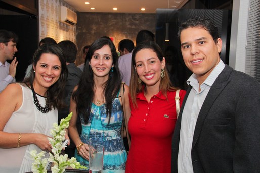 Analú Andrade, Gisele Silveira, Evely Magalhães e Alan Araujo