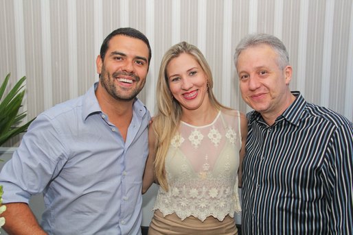 Cleber e Angela Grosso e Beto Caetano